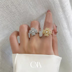 Anillo Flor antiestrés giratorio ajustable - Calagir.com